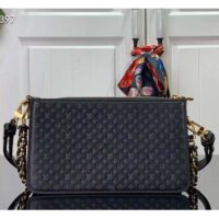 Louis Vuitton LV Women Lexington Pouch Black Monogram-Embossed Calf Leather (2)