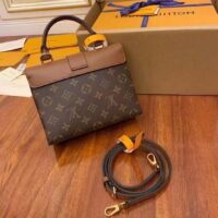 Louis Vuitton LV Women Locky BB Bag Brown Monogram Coated Canvas Smooth Cowhide (4)