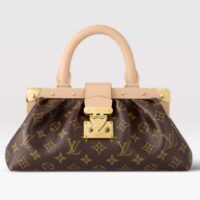 Louis Vuitton LV Women Monogram Clutch Monogram Coated Canvas Calfskin Leather (5)