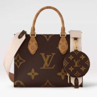 Louis Vuitton LV Women Onthego PM Tote Monogram Reverse Coated Canvas (1)