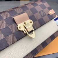 Louis Vuitton LV Women Vavin Chain Wallet Beige Damier Ebene Coated Canvas (2)