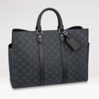 Louis Vuitton Unisex Sac Plat 24H Monogram Eclipse Coated Canvas Cowhide Leather (3)