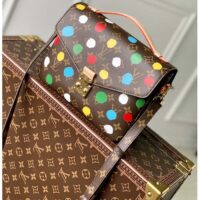 Louis Vuitton Women LV x YK Pochette Métis​ Monogram Coated Canvas 3D Painted Dots (2)