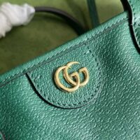 Gucci Unisex GG Ophidia Medium Tote Bag Green Leather Double G (2)