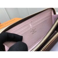 Louis Vuitton LV Unisex Clémence Wallet Brown Pink Damier Ebene Coated Canvas (1)