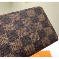 Louis Vuitton LV Unisex Clémence Wallet Brown Pink Damier Ebene Coated Canvas (1)