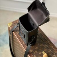 Louis Vuitton LV Unisex Vertical Trunk Wearable Wallet Monogram Eclipse Coated Canvas (1)