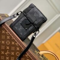 Louis Vuitton LV Unisex Vertical Trunk Wearable Wallet Monogram Eclipse Coated Canvas (1)