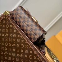 Louis Vuitton LV Women Braided Croisette Brown Damier Ebene Coated Canvas (1)