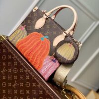 Louis Vuitton LV Women LV x YK OnTheGo PM​ Monogram Coated Canvas Pumpkin Print (10)