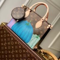 Louis Vuitton LV Women LV x YK OnTheGo PM​ Monogram Coated Canvas Pumpkin Print (10)