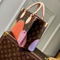 Louis Vuitton LV Women LV x YK OnTheGo PM​ Monogram Coated Canvas Pumpkin Print (10)