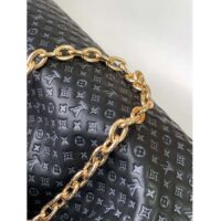 Louis Vuitton LV Women Monogram Clutch Black Calfskin Leather S-Lock (2)