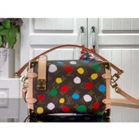 Louis Vuitton Unisex LVxYK Side Trunk Monogram Coated Canvas 3D Painted Dots Print (10)