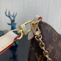 Louis Vuitton Women LV x YK Boulogne Monogram Coated Canvas Pumpkin Print Cowhide Leather (4)