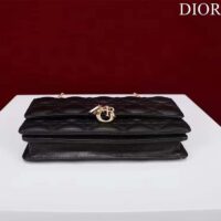 Dior Women CD Miss Dior Mini Bag Black Cannage Lambskin (8)