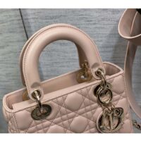 Dior Women CD Small Lady Dior My ABCDior Bag Beige Cannage Lambskin (1)