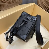 Louis Vuitton LV Men Mini Soft Trunk Bag Black Taurillon Cowhide Leather (2)