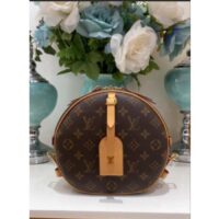 Louis Vuitton LV Women Boite Chapeau Souple MM in Monogram Coated Canvas-Brown (16)