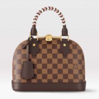 Louis Vuitton LV Women Braided Alma BB Brown Damier Ebene Coated Canvas (2)