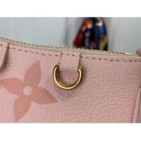 Louis Vuitton LV Women Easy Pouch Pink Monogram Empreinte Embossed Supple Grained Cowhide (1)