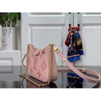 Louis Vuitton LV Women Easy Pouch Pink Monogram Empreinte Embossed Supple Grained Cowhide (1)