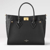 Louis Vuitton LV Women On My Side GM Handbag Black Calf Leather Perforated Calf’ (8)