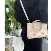 Louis Vuitton LV Women OnTheGo PM​ Neutral Gradient Monogram Empreinte Embossed Cowhide Leather (6)