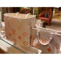 Louis Vuitton LV Women OnTheGo PM​ Neutral Gradient Monogram Empreinte Embossed Cowhide Leather (6)