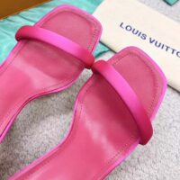 Louis Vuitton LV Women Sparkle Sandal Pink Lambskin Leather Outsole 9.5 Cm Heel (1)