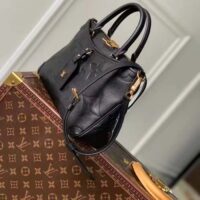 Louis Vuitton LV Women Trianon PM Bag Black Embossed Grained Cowhide Leather (7)