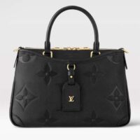 Louis Vuitton LV Women Trianon PM Bag Black Embossed Grained Cowhide Leather (7)