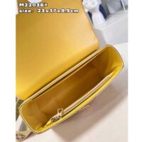 Louis Vuitton LV Women Twist MM Yellow Epi Grained Leather (9)