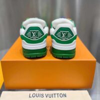 Louis Vuitton Unisex LV Trainer Maxi Sneaker Green Mix of Materials Rubber (11)