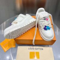 Louis Vuitton Unisex LV Trainer Maxi Sneaker White Mix of Materials Rubber (10)