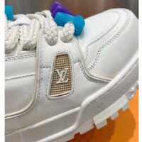 Louis Vuitton Unisex LV Trainer Maxi Sneaker White Mix of Materials Rubber (10)