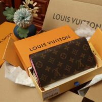 Louis Vuitton Unisex LV x YK Sarah Wallet Monogram Coated Canvas Pumpkin Print (4)