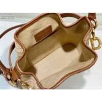 Dior Women CD Medium C’est Dior Bag Natural Cannage Raffia (5)