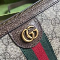 Gucci GG Unisex Ophidia GG Messenger Bag Beige Ebony GG Supreme Canvas (11)