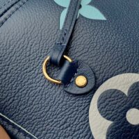 Louis Vuitton LV Unisex Neverfull MM Gradient Blue Monogram Empreinte Embossed Cowhide Leather (1)