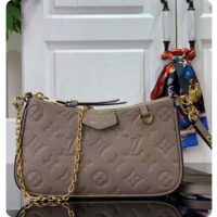 Louis Vuitton LV Women Easy Pouch On Strap Beige Embossed Monogram Empreinte Cowhide Leather (12)