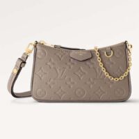 Louis Vuitton LV Women Easy Pouch On Strap Beige Embossed Monogram Empreinte Cowhide Leather (12)