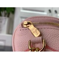 Louis Vuitton LV Women Mini Bumbag Monogram Pink Monogram Empreinte Embossed Supple Grained Cowhide (7)