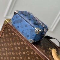 Louis Vuitton Unisex Mini Soft Trunk Abyss Blue Monogram Aquagarden Coated Canvas (1)