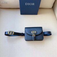 Dior CD Women Dior Bobby Belt Removable Pouch Black Smooth Calfskin 20 MM Width (13)