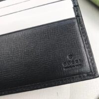 Gucci Unisex GG Coin Wallet Interlocking G Black GG Supreme Canvas Leather (10)