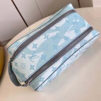 Louis Vuitton LV Unisex Dopp Kit Crystal Blue Monogram Aquagarden Coated Canvas (10)