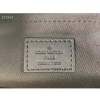 Louis Vuitton LV Unisex S Lock Messenger Brown Radiant Sun Monogram Macassar Coated Canvas (10)