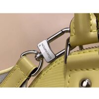 Louis Vuitton LV Women Alma BB Handbag Jaune Plume Yellow Epi Grained Cowhide Leather (1)