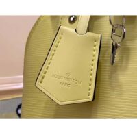 Louis Vuitton LV Women Alma BB Handbag Jaune Plume Yellow Epi Grained Cowhide Leather (1)